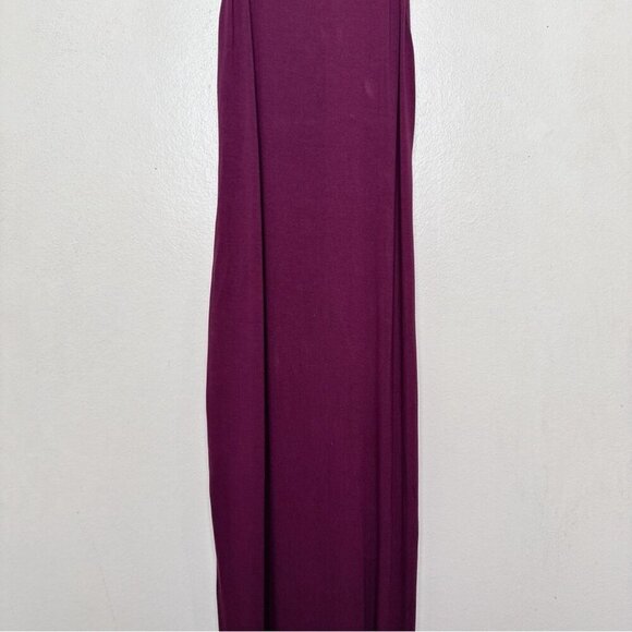 Asos Womens 8 Halter Neck Maxi Slit Hem Dress - Picture 12 of 15